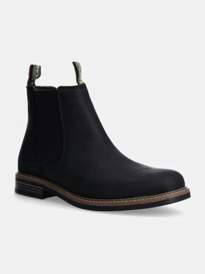 Barbour sztyblety nubukowe Farsley kolor czarny MFO0244BK11