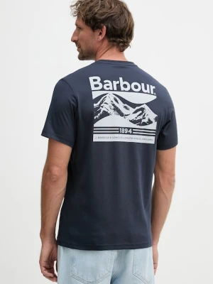 Barbour t-shirt basic męski bawełniany Camber