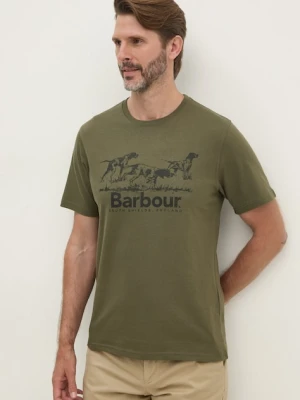 Barbour t-shirt bawełniany