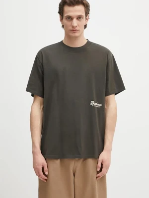 Barbour t-shirt bawełniany Barbour Newclyde OS Fit Graphic T-Shirt męski kolor zielony z nadrukiem MTS1403