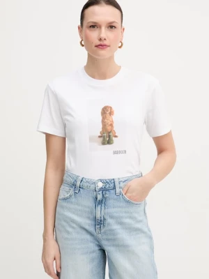 Barbour t-shirt bawełniany Bedale