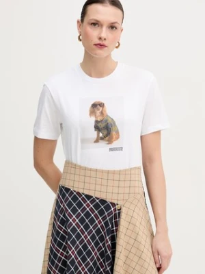 Barbour t-shirt bawełniany Marine