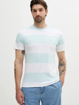 Barbour t-shirt bawełniany Whalton Stripe T-Shirt