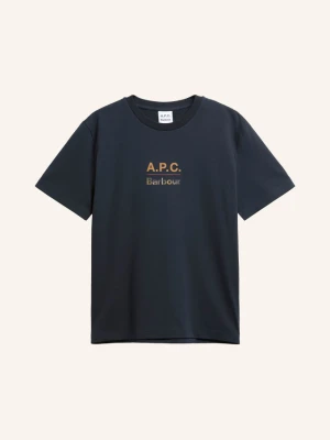 Barbour T-Shirt blau GRANATOWY