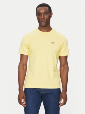 Barbour T-Shirt Essential Sports MTS0331YE36 Żółty Tailored Fit