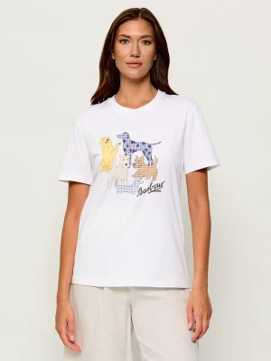 Barbour T-shirt Fawley | Regular Fit biały