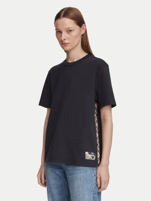 Barbour T-Shirt Fawne LML0938NY99 Granatowy Regular Fit
