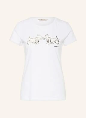 Barbour T-Shirt Highlands weiss