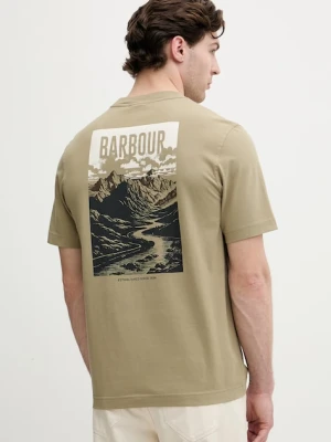 Barbour t-shirt męski bawełniany