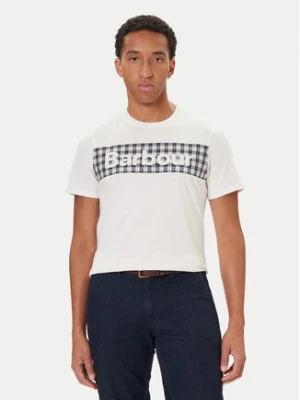 Barbour T-Shirt MTS1496WH32 Biały Regular Fit