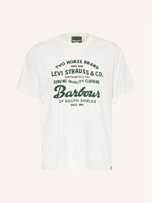 Barbour T-Shirt weiss
