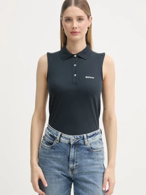 Barbour top damski bawełniany z elastanem Bowford