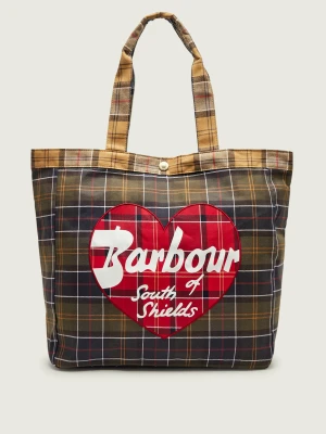 Barbour Torba na zakupy Heart zielony