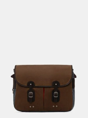 Barbour x Paul Smith torba Wax Tarras kolor brązowy UBA0761TA51