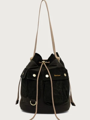 Barbour torebka crossbody damska bawełniana zielony