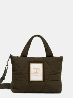 Barbour torebka kolor zielony LBA0435