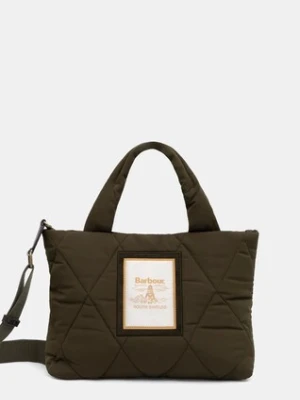Barbour torebka kolor zielony LBA0435