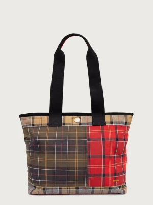 Barbour torebka shopper damska bawełniana Mya zielony