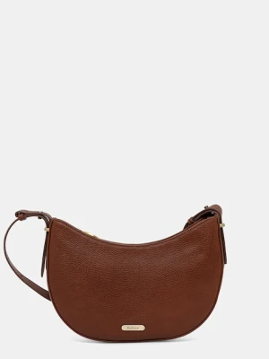 Barbour torebka skórzana kolor brązowy LBA0507