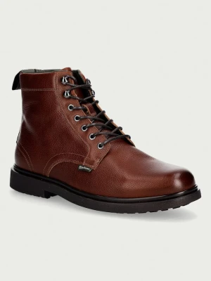 Barbour trapery męskie skórzane Bellister brązowy