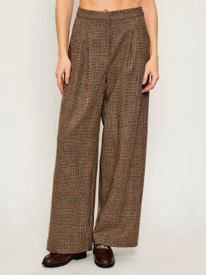 Barbour Wełniane spodnie Sophia | Relaxed fit