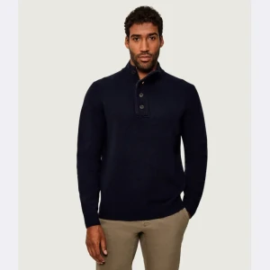 Barbour Wełniany Sweter Patch Half Zip | Regular Fit
