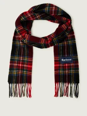 Barbour Wełniany szal New Check | z dodatkiem kaszmiru