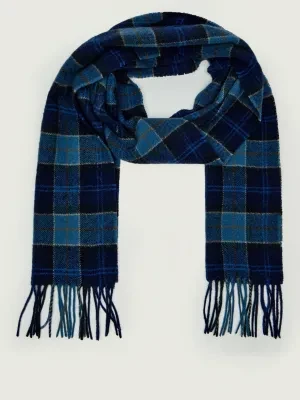 Barbour Wełniany szal Tartan
