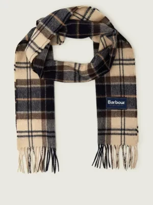Barbour Wełniany szal Tartan | z dodatkiem kaszmiru