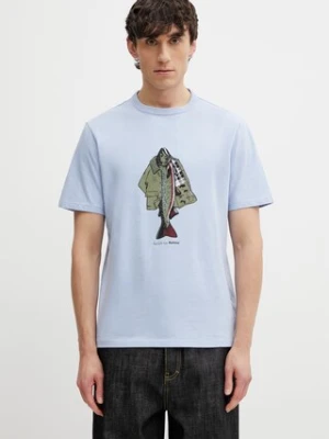 Barbour x Paul Smith Fishing t-shirt bawełniany męski
