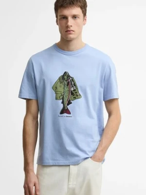 Zdjęcie produktu Barbour x Paul Smith Fishing t-shirt bawełniany męski