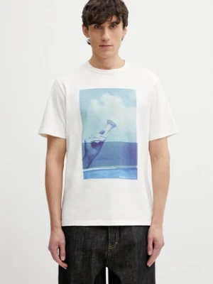 Barbour x Paul Smith Scoop t-shirt bawełniany męski