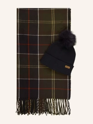 Barbour Zestaw Dover: Szalik I Czapka blau