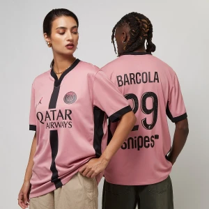 Jordan Barcola / No. 29 PSG Third Stadium 2024/25  uniseks Komplety dresowe różowy rozmiar Odzież