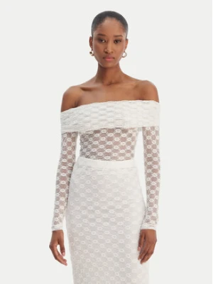 Bardot Bluzka 59742TB Biały Regular Fit