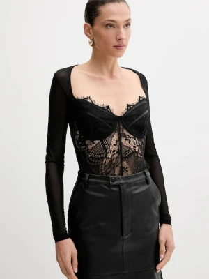 Bardot bluzka damska kolor czarny wzorzysta 51150TB3
