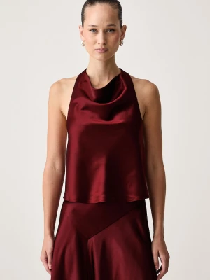 Bardot bluzka halter damska TONI czerwony