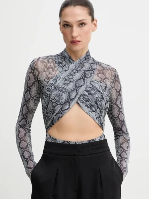 Bardot body damska kolor szary wzorzysta 60050TB1