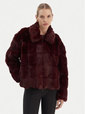 Bardot Futro Sylvie 59474JB4 Bordowy Relaxed Fit