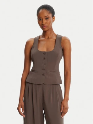 BARDOT Kamizelka Azilla Button 60003TB Brązowy Regular Fit