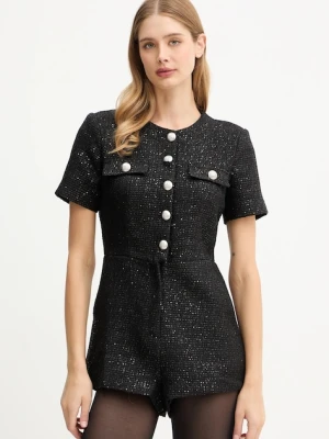 Bardot kombinezon kolor czarny 60098PB