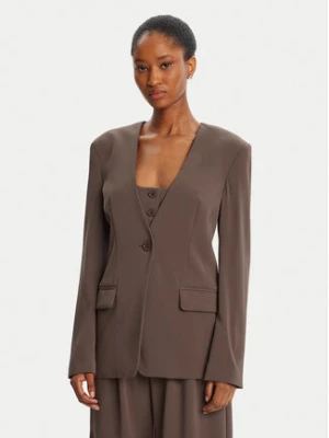 BARDOT Marynarka Ellera Fitted 59970JB2 Brązowy Regular Fit
