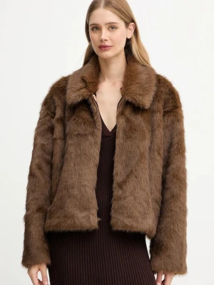 Bardot płaszcz kolor brązowy 59474JB3