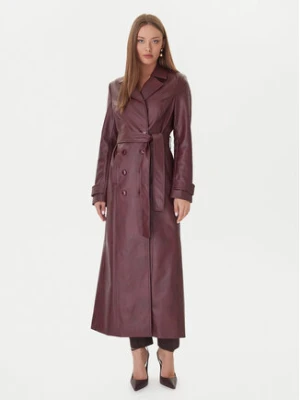 Bardot Płaszcz przejściowy 59899JB4 Bordowy Regular Fit