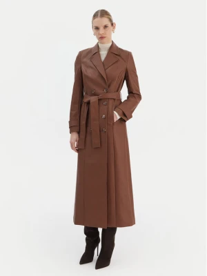 Bardot Płaszcz z imitacji skóry 59899JB5 Brązowy Regular Fit