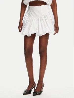 BARDOT Spódnica mini Lissett Poplin 59796SB Biały Regular Fit