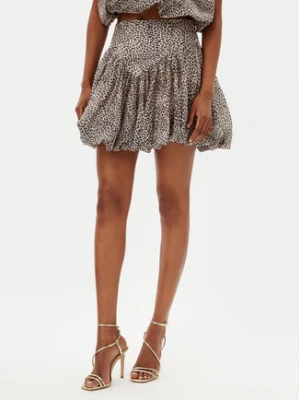 BARDOT Spódnica mini Lissett Printed 59796SB2 Brązowy Regular Fit