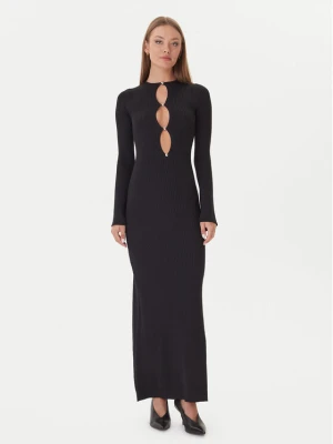 Bardot Sukienka dzianinowa 59801DB Czarny Slim Fit