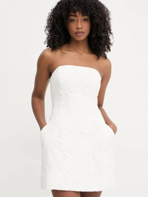 Bardot sukienka gorsetowa koronkowa