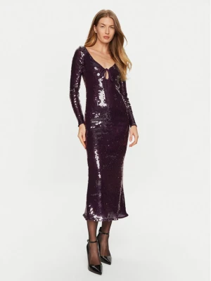 Bardot Sukienka koktajlowa 58859DB Fioletowy Regular Fit